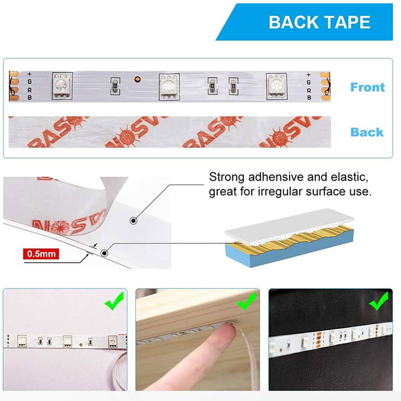 16.4ft/5m IP67 Waterproof LED Light Strips Kit, 1903 RGBIC 16.4ft/5m IP67 Waterproof LED Light Strips Kit, 1903 RGBIC